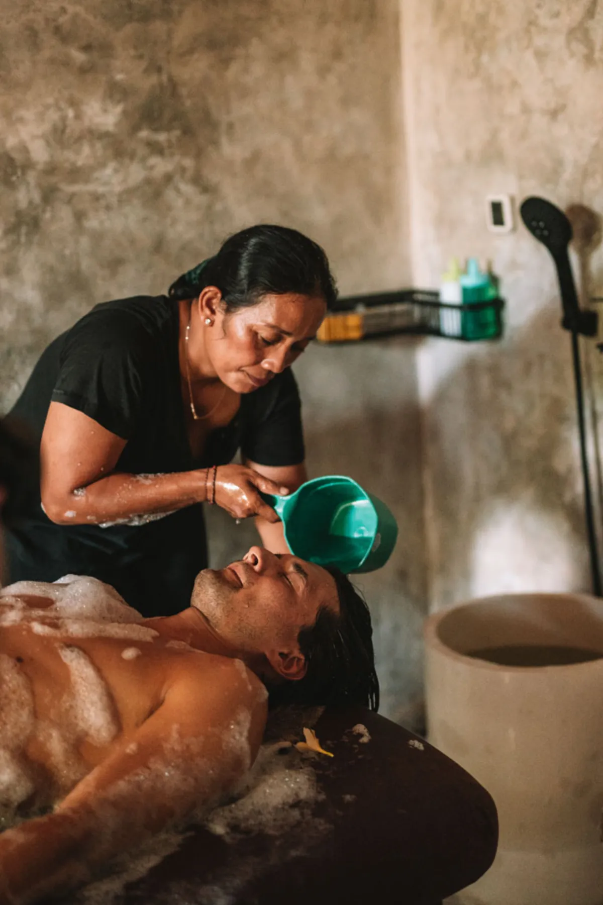 Hair wash treatment couples Hesa Ubud