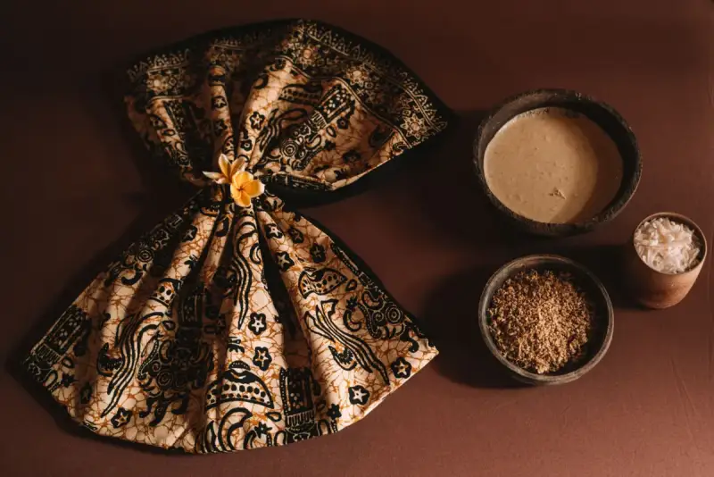 Boreh Balinese treatment ingredients Hesa Spa Ubud