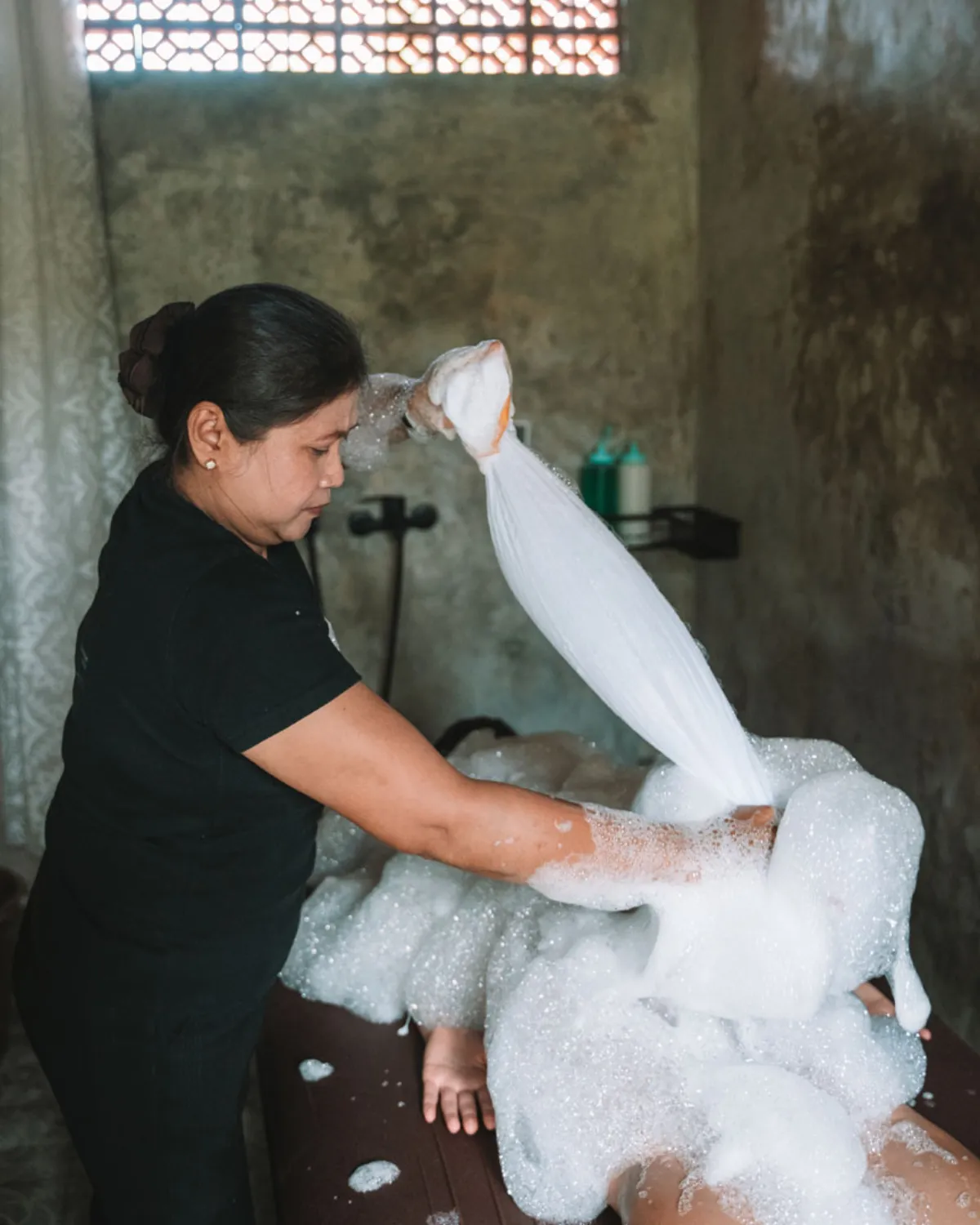 Bubble massage hammam Hesa Spa Ubud