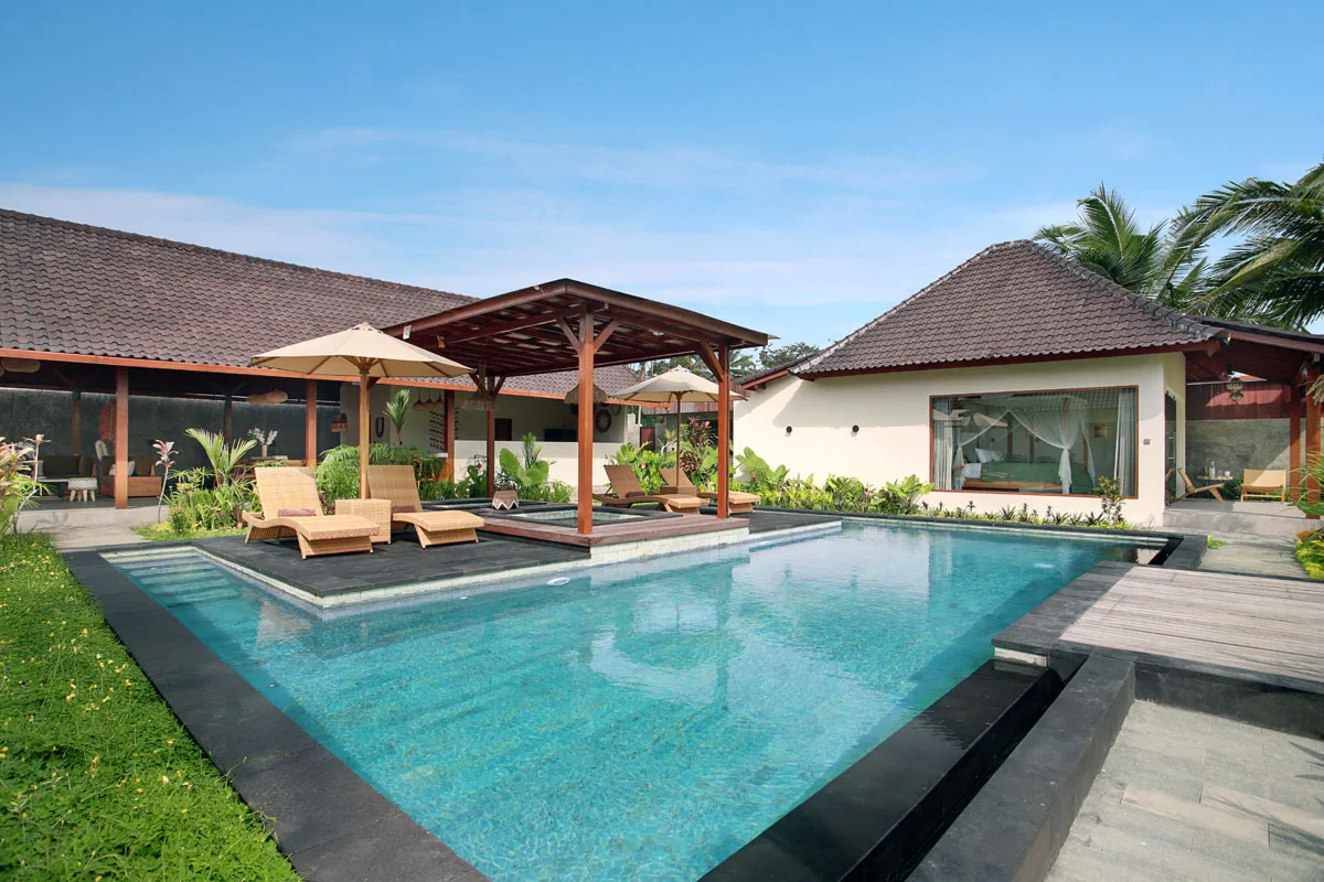 North Villa private pool Hesa Villas Ubud Bali