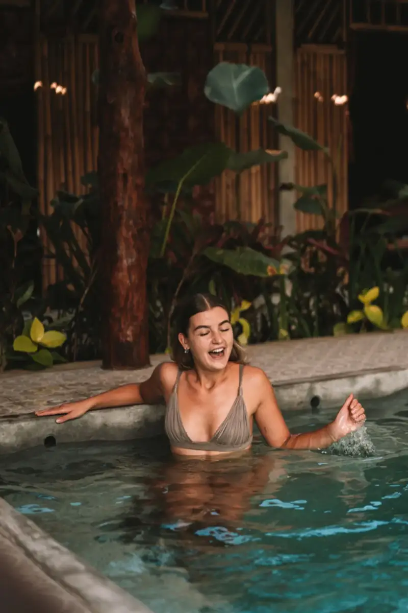 Cold plunge pool Hesa Wellness Spa Ubud 7-10 degrees